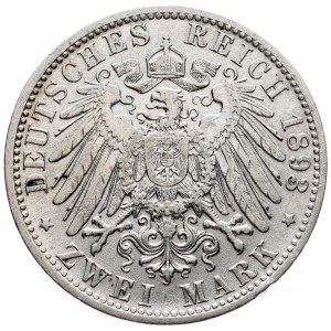 Bayern, 2 Mark 1893, D