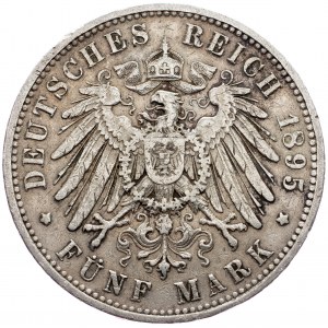 Preussen, 5 Mark 1895, A