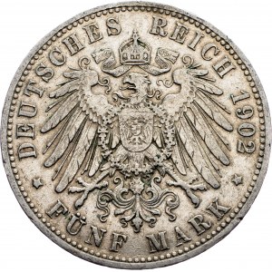 Germany, 5 Mark 1902, A