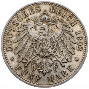 Bayern, 5 Mark 1902, D