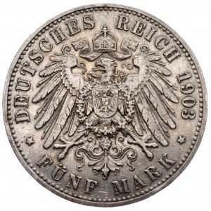 Preussen, 5 Mark 1903, A