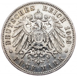 Preussen, 5 Mark 1903, A