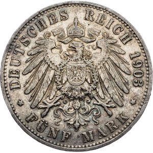 Germany, 5 Mark 1903, A