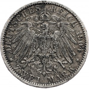 Germany, 2 Mark 1904, A