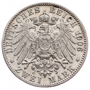 Württemberg, 2 Mark 1906, D