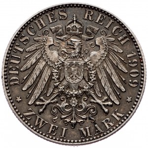 Sachsen, 2 Mark 1909, D