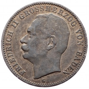 Baden, 3 Mark 1909, G