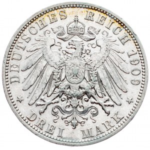 Preussen, 3 Mark 1909, A