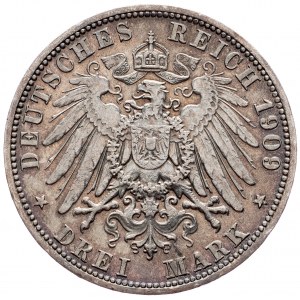Preussen, 3 Mark 1909, A