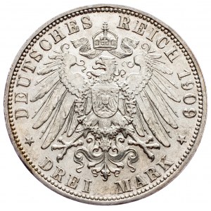 Bayern, 3 Mark 1909, D