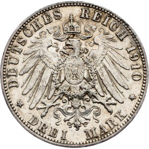 Germany, 3 Mark 1910, E