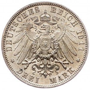 Bayern, 3 Mark 1911, D