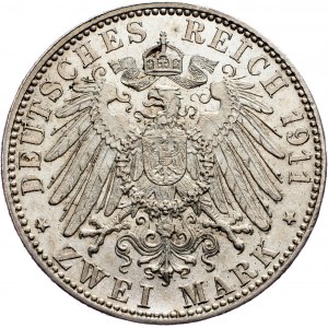Germany, 2 Mark 1911, D
