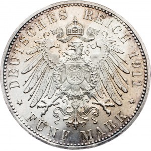 Germany, 5 Mark 1911, D