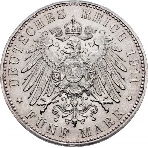 Germany, 5 Mark 1911