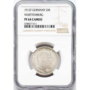Germany, 2 Mark 1912, F