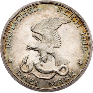 Germany, 3 Mark 1913