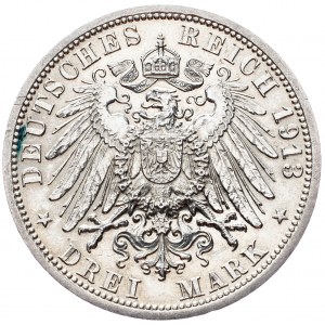 Preussen, 3 Mark 1913, A