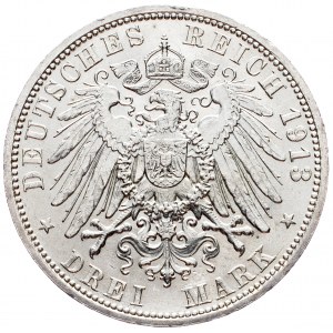 Preussen, 3 Mark 1913, A