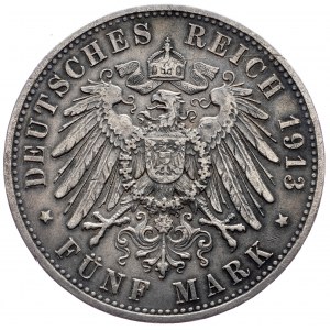 Preussen, 5 Mark 1913, A