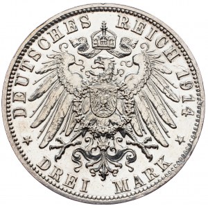 Bayern, 3 Mark 1914, D