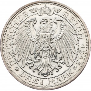 Germany, 3 Mark 1915, A