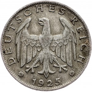 Germany, 1 Mark 1925, D