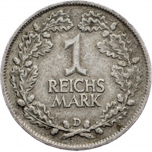 Germany, 1 Mark 1925, D