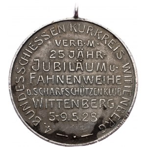 Germany, Medal 1928, 4. Bundesschiessen Wittenberg