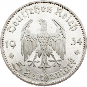 Germany, 5 Mark 1934, D