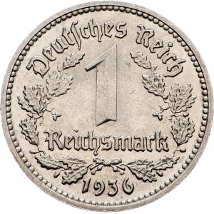 Germany, 1 Mark 1936, J