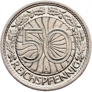Germany, 50 Pfennig 1937, A
