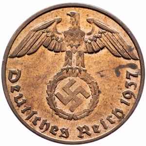 Germany, 1 Pfennig 1937, A