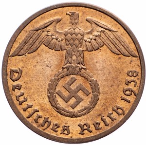 Germany, 1 Pfennig 1938, A