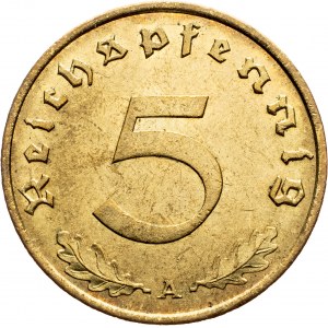 Germany, 5 Pfennig 1938, A
