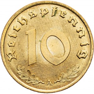 Germany, 10 Pfennig 1938, A