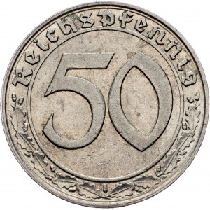 Germany, 50 Pfennig 1938, B