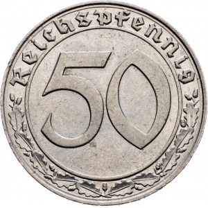 Germany, 50 Pfennig 1939, Baden