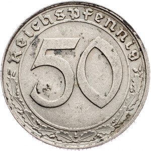 Germany, 50 Pfennig 1939, D