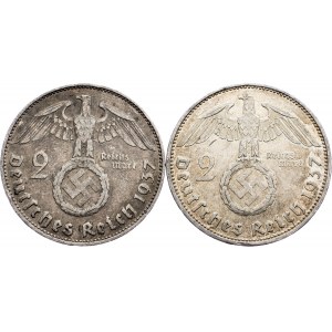 Germany, 2 Mark 1937, 1937, A, J