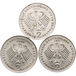 Germany, 2 mark 1969, 1971