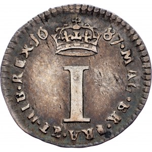 Great Britain, 1 Penny 1687