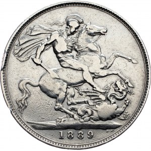 Great Britain, 1 Crown 1889