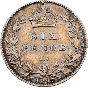 Great Britain, 6 Pence 1897