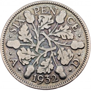 Great Britain, 6 Pence 1932