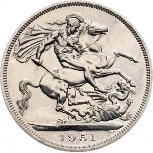 Great Britain, 5 Shillings 1951
