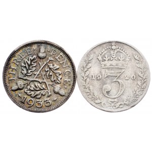 Great Britain, 3 Pence 1920, 1933