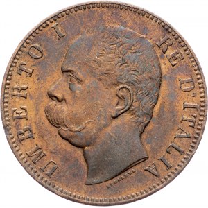 Italy, 10 Centesimi 1893, Heaton