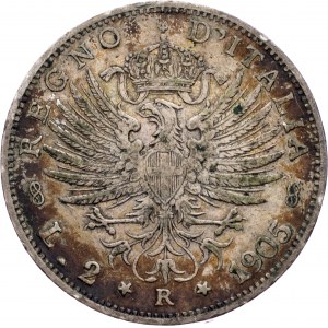 Italy, 2 Lire 1905