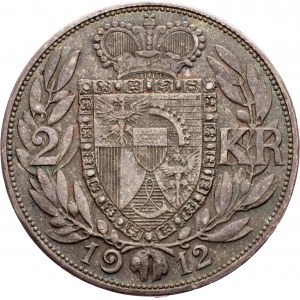 Liechtenstein, 2 Kronen 1912